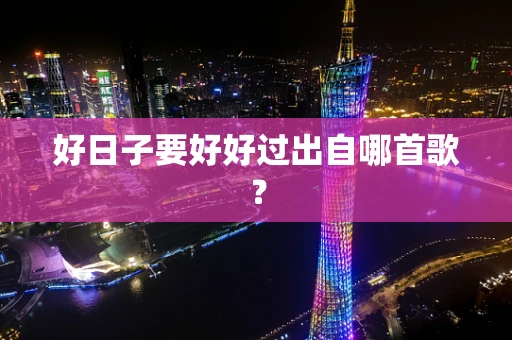 好日子要好好过出自哪首歌？
