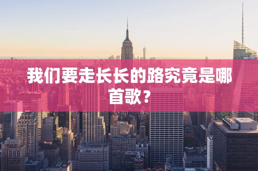 我们要走长长的路究竟是哪首歌？