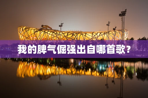我的脾气倔强出自哪首歌？