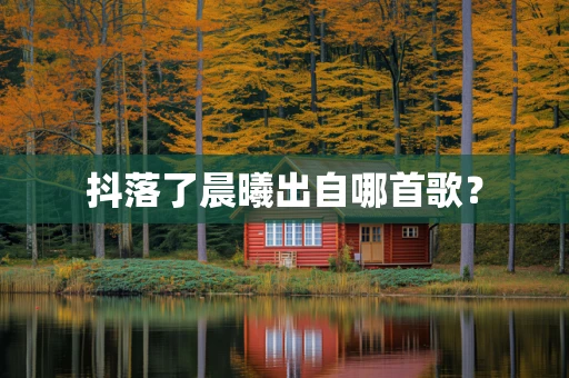 抖落了晨曦出自哪首歌？