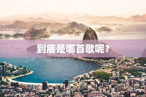 到底是哪首歌呢？