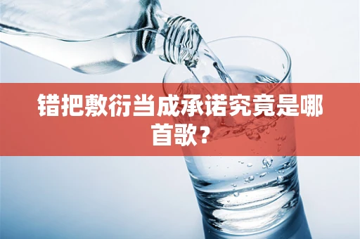 错把敷衍当成承诺究竟是哪首歌？