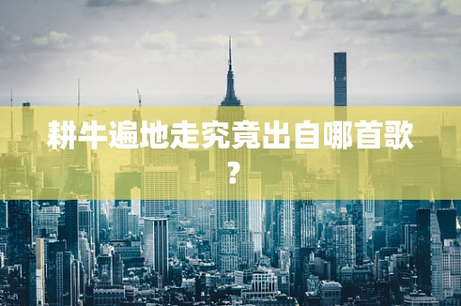 耕牛遍地走究竟出自哪首歌？