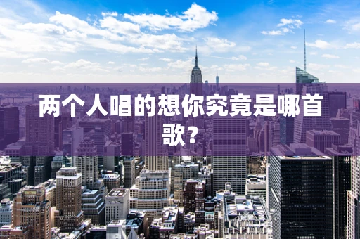 两个人唱的想你究竟是哪首歌？