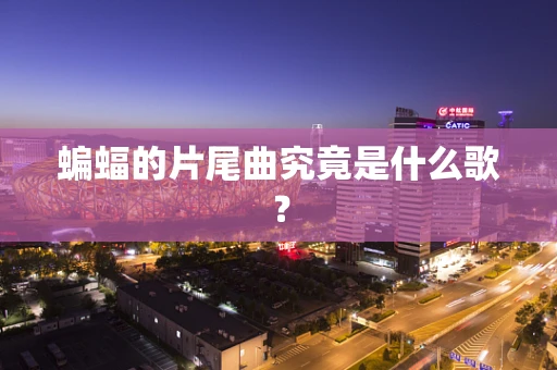 蝙蝠的片尾曲究竟是什么歌？