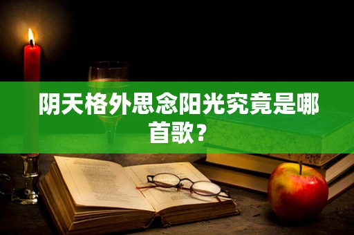 阴天格外思念阳光究竟是哪首歌？