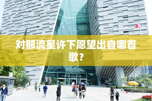 对那流星许下愿望出自哪首歌？