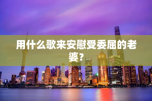 用什么歌来安慰受委屈的老婆？