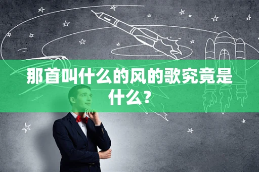 那首叫什么的风的歌究竟是什么？