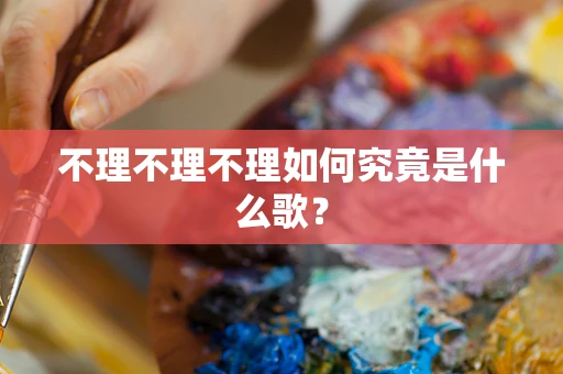 不理不理不理如何究竟是什么歌？