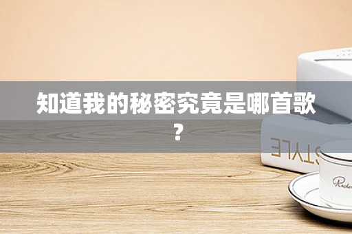 知道我的秘密究竟是哪首歌？