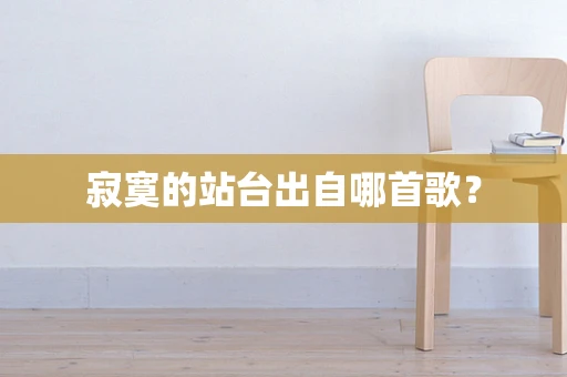 寂寞的站台出自哪首歌？