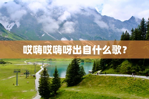 哎嗨哎嗨呀出自什么歌？