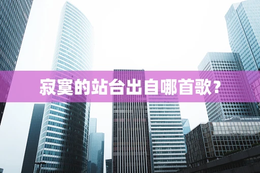 寂寞的站台出自哪首歌？