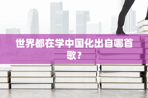 世界都在学中国化出自哪首歌？