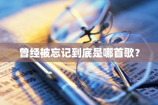 曾经被忘记到底是哪首歌？