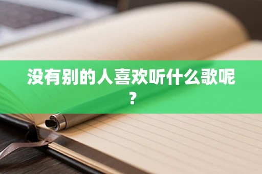 没有别的人喜欢听什么歌呢？