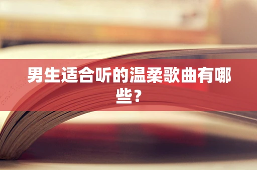 男生适合听的温柔歌曲有哪些？