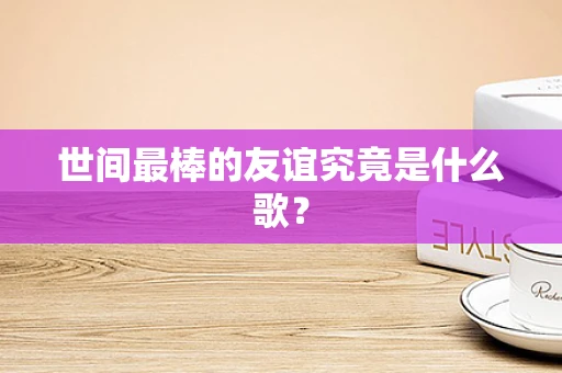 世间最棒的友谊究竟是什么歌？