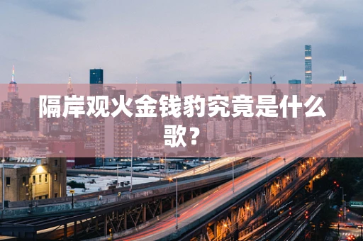 隔岸观火金钱豹究竟是什么歌？