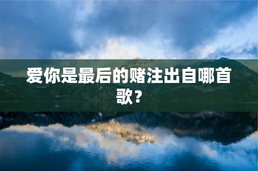 爱你是最后的赌注出自哪首歌？