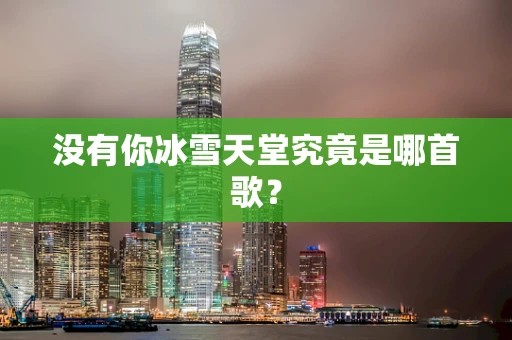 没有你冰雪天堂究竟是哪首歌？