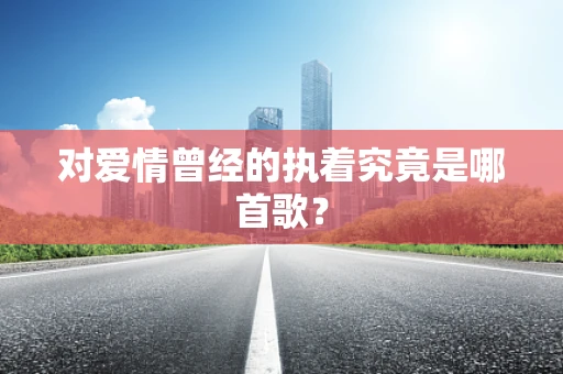对爱情曾经的执着究竟是哪首歌？