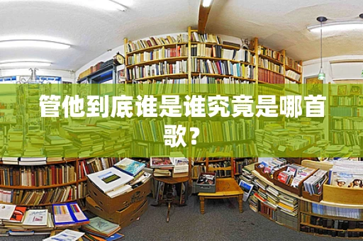 管他到底谁是谁究竟是哪首歌？