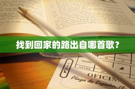 找到回家的路出自哪首歌？