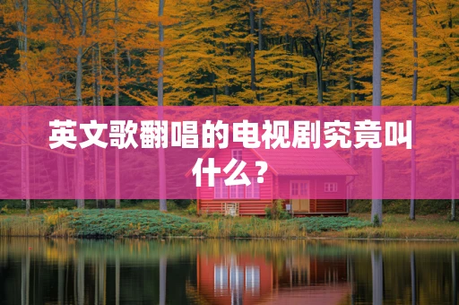 英文歌翻唱的电视剧究竟叫什么？