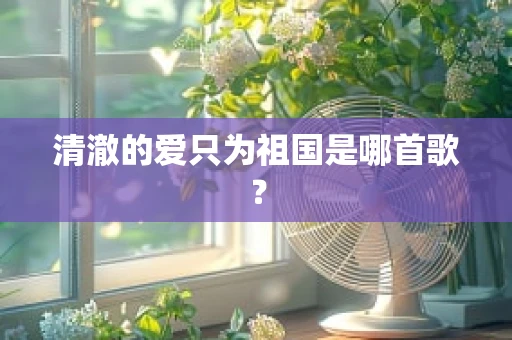 清澈的爱只为祖国是哪首歌？