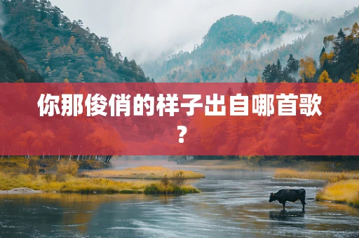 你那俊俏的样子出自哪首歌？