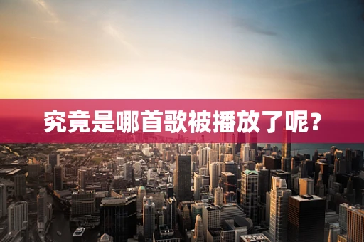 究竟是哪首歌被播放了呢？