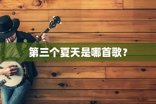 第三个夏天是哪首歌？