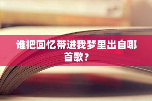 谁把回忆带进我梦里出自哪首歌？