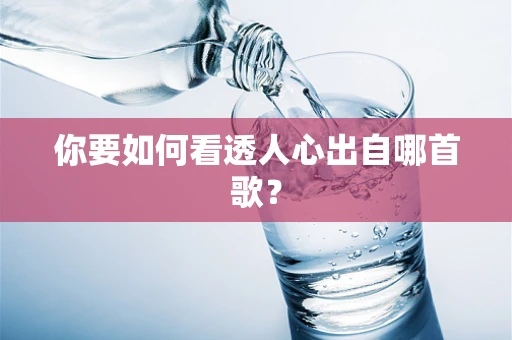你要如何看透人心出自哪首歌？