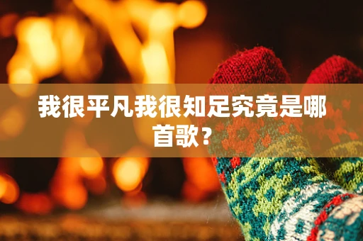 我很平凡我很知足究竟是哪首歌？