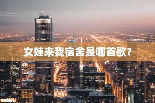 女娃来我宿舍是哪首歌？