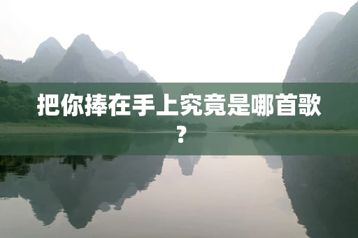 把你捧在手上究竟是哪首歌？