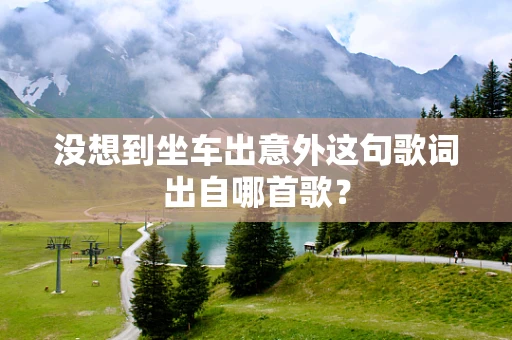 没想到坐车出意外这句歌词出自哪首歌？