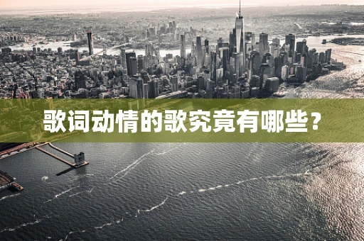 歌词动情的歌究竟有哪些？