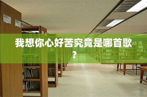我想你心好苦究竟是哪首歌？