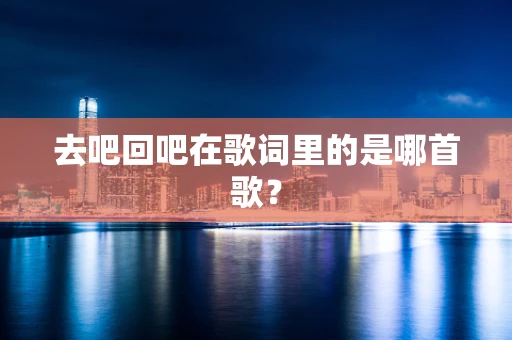 去吧回吧在歌词里的是哪首歌？