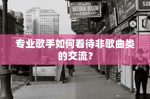 专业歌手如何看待非歌曲类的交流？