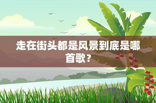 走在街头都是风景到底是哪首歌？