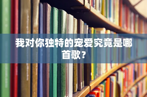 我对你独特的宠爱究竟是哪首歌？