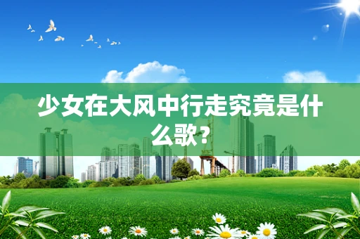 少女在大风中行走究竟是什么歌？