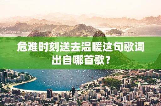 危难时刻送去温暖这句歌词出自哪首歌？