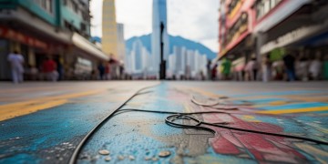 香港老师街边献唱的是哪首歌？