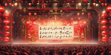 春节联欢晚会放的歌究竟是什么？